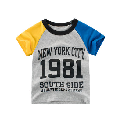 Playera Infantil de Manga Corta para Verano
