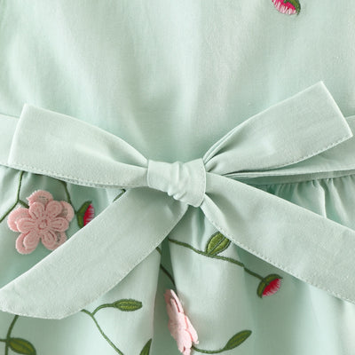 Conjunto de Vestido Princesa de Algodón para Niña - Dos Piezas Manga Larga Otoño - Image 3
