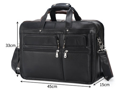 Maletín Ejecutivo de Cuero Genuino para Laptop 17 Pulgadas - Image 7