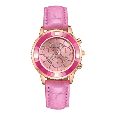 Reloj de Cuarzo Unisex con Diseño de Tres Ojos - Versátil y Moderno - Image 4