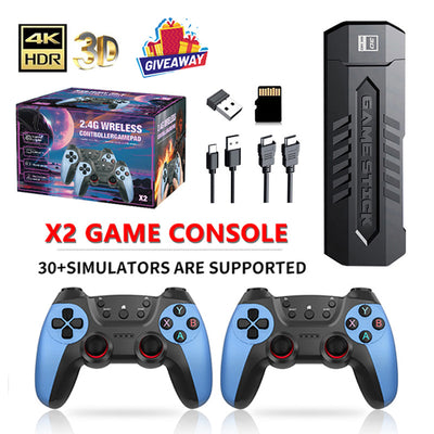 Consola de Videojuegos X2 Blue 4K con Doble Conexión Inalámbrica - Image 4