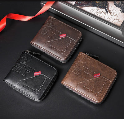 Billetera Vintage Bifold para Hombre - Estilo Europeo y Americano - Image 12