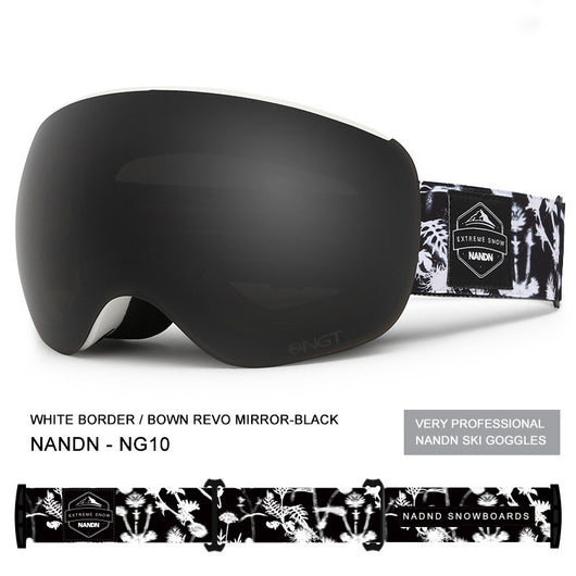 Gafas de Esquí Esféricas Doble Lente Anti-Empañamiento con Magnético para Hombre y Mujer - Image 16