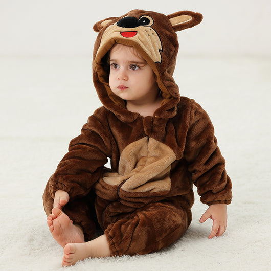 Pijama Enterizo de Franela con Diseño Animal para Bebé - Image 15