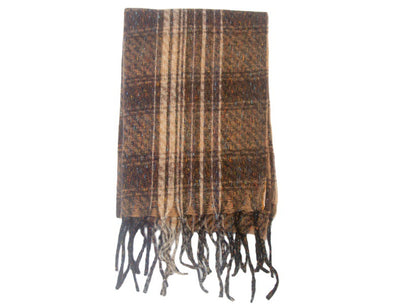 Bufanda de Cuadros Unisex con Flecos Estilo Europeo y Americano - Image 19