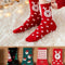 Pack 4 Pares Calcetines Navideños Unisex Cálidos y Suaves