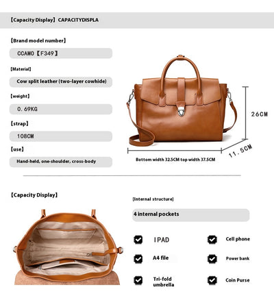 Bolso de Hombro Retro para Mujer con Gran Capacidad - Image 9