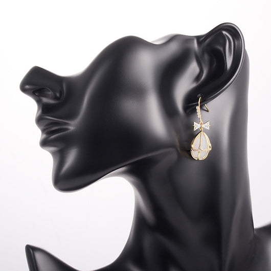 Aretes de Ópalo Mariposa para Mujer - Image 3