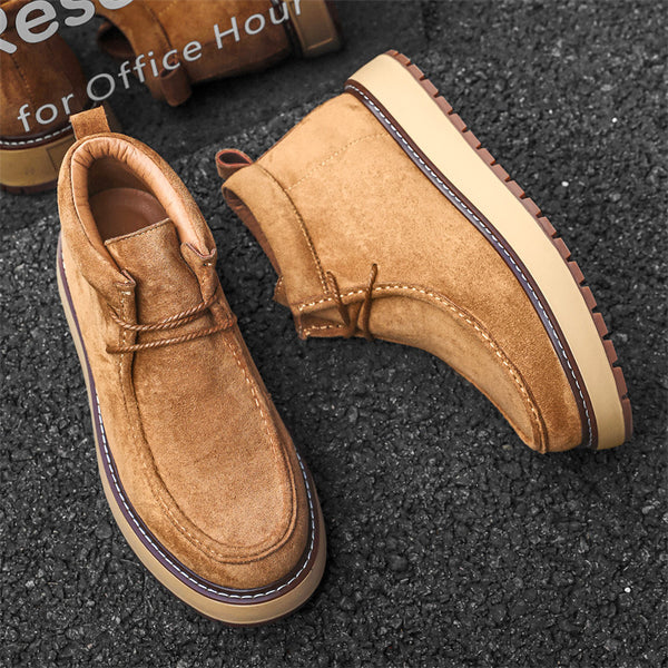 Botas de Ante Canguro Genuino - Estilo Martens Premium para Hombre