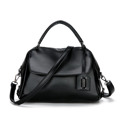 Bolso Boston de Cuero Encerado - Bolsa de Hombro Estilo Otoño - Image 8
