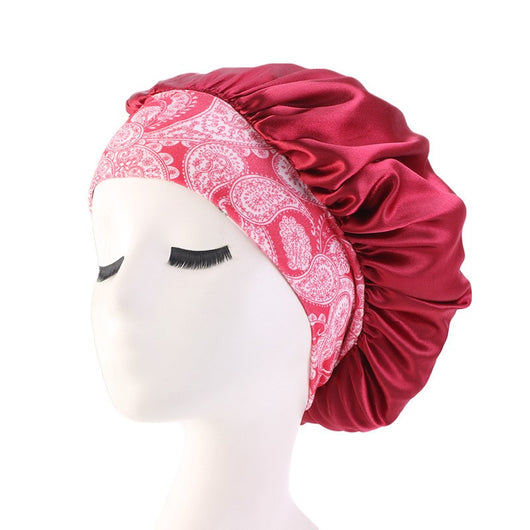 Banda para cabello ancha con gorro nocturno - Image 7