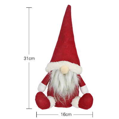 Muñeco Navideño sin Rostro para Decoración de Ventana - Image 3