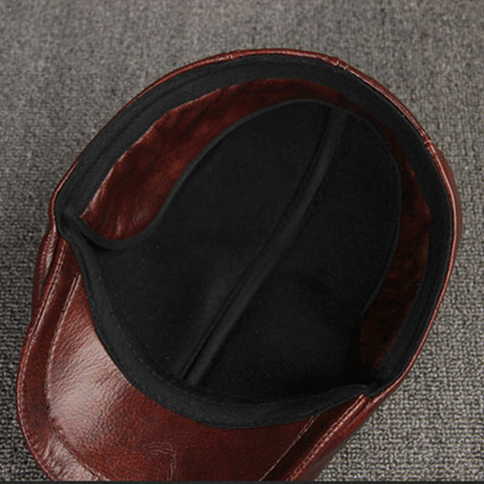 Boina de Cuero Genuino con Protección Solar - Estilo y Comodidad - Image 8