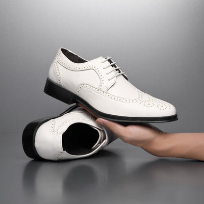 Zapatos Casuales de Cuero Tallado para Hombre - Image 3