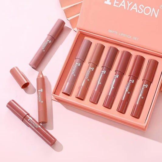 Set de 6 Labiales Mate Multicolor para Mujer