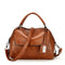 Bolso Boston de Cuero Encerado - Bolsa de Hombro Estilo Otoño