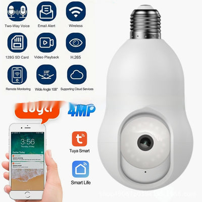 Cámara de Vigilancia WiFi 2K4MP con Interfaz E27 - Image 7
