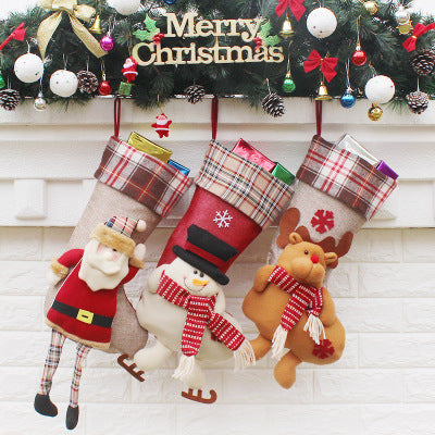 Adorno Navideño Bolsa de Calcetines Festivos