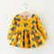 Vestido Infantil de Algodón con Mangas Largas - Diseño Princesa Cartoon para Otoño