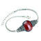 Pulsera de Plata Esterlina 925 Pequeña Negra