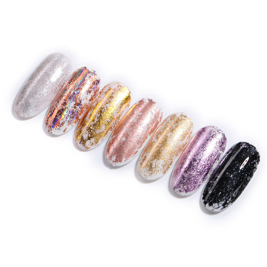 Calcomanías de Uñas Efecto Galaxia Siete Colores - Image 3