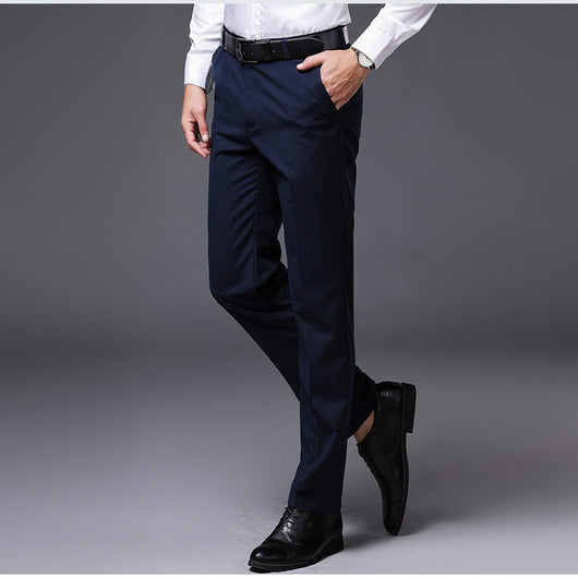 Pantalón Slim Recto Ejecutivo para Hombre - Traje de Negocios