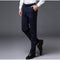 Men's Executive Slim Straight Business Suit Trousers