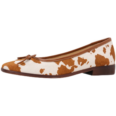 Zapatos Planos Mujer Estampado Leopardo Retro con Crin de Caballo - Image 6