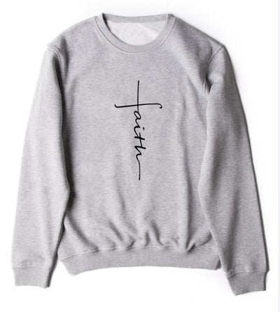 Suéter Estampado Faith Cross - Diseño Urbano Otoño Invierno Unisex - Image 7