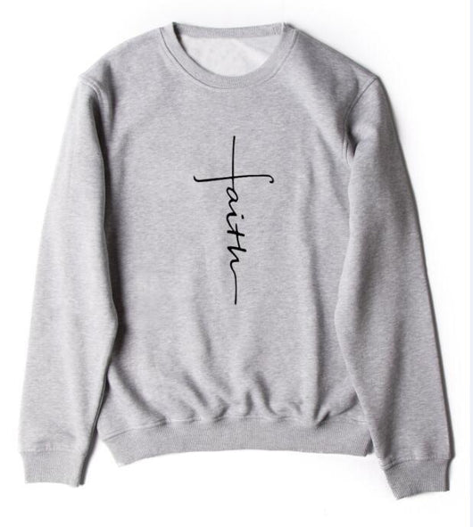 Suéter Estampado Faith Cross - Diseño Urbano Otoño Invierno Unisex - Image 7