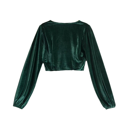 Playera Retro Escote V Estilo Festivo Sexy - Image 10