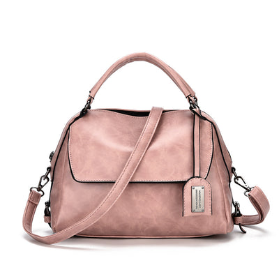 Bolso Boston de Cuero Encerado - Bolsa de Hombro Estilo Otoño - Image 9