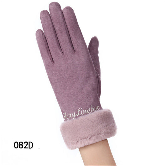 Guantes de Invierno Táctiles Impermeables de Ante - Image 9