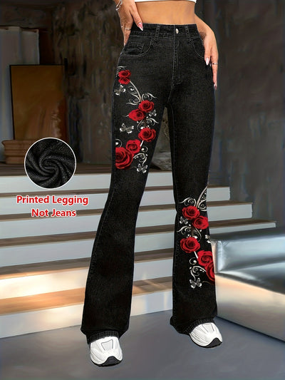 Pantalones Acampanados Versátiles de Corte Ancho - Image 7