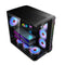 Gabinete Gamer de Cristal Templado con Refrigeración Líquida Forma Triangular