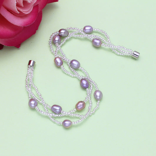 Pulsera de Perlas de Agua Dulce - Image 2