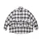 Camisa Cuadros Blanco y Negro Hombre Suelta - Estilo Casual Versátil