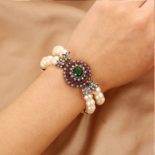 Pulsera de Perlas Finas Lujo - Image 2