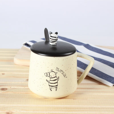 Taza de Cerámica Artesanal con Jirafa Kawaii Dibujada a Mano - Image 8