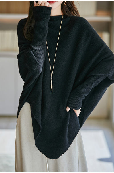 Suéter Holgado para Mujer con Cuello Bardot Tejido Retro - Image 11