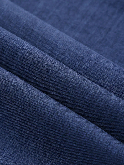 Camisa Vacacional Cuello V Manga 3/4 Colores Lisos - Image 12