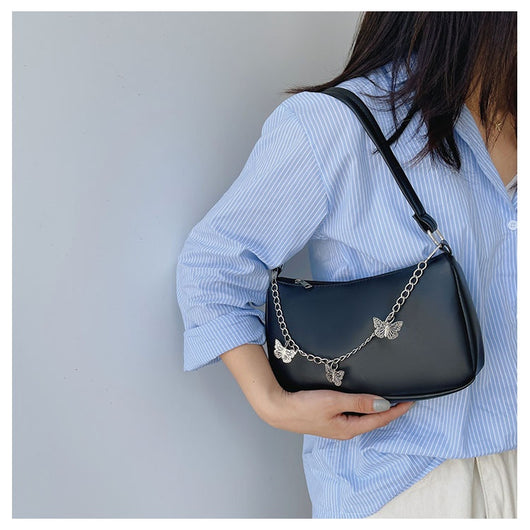 Bolso Bandolera Mariposa con Cadena - Cartera Versátil Comodidad Diaria - Image 18