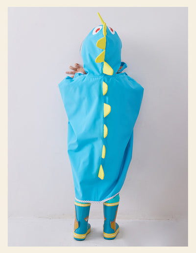 Impermeable Infantil Tipo Capa con Diseño de Dinosaurio - Image 22