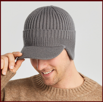 Gorro Tejido de Abrigo para Otoño e Invierno - Protección de Oídos - Image 6