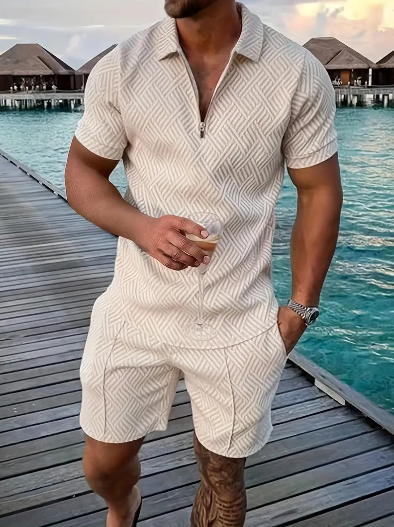 Conjunto Deportivo Polo y Shorts para Hombre - Image 27