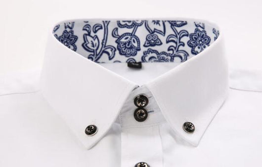 Camisa Térmica Manga Larga Azul y Blanco con Diseño Porcelana - Image 3