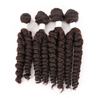 Juego de Cortina de Cabello de Fibra Sintética