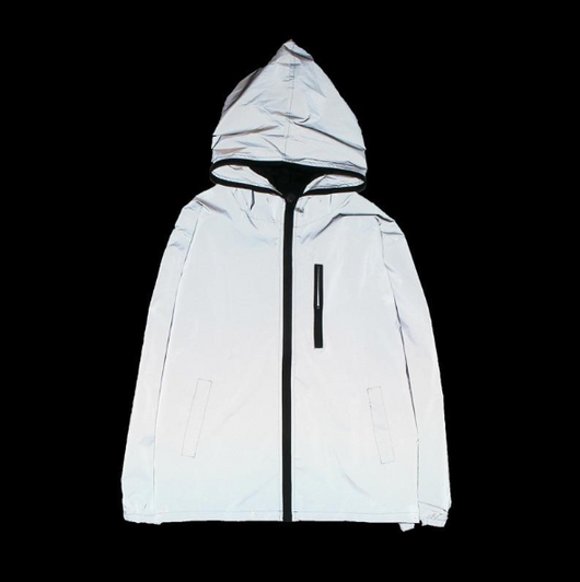 Chaqueta Cortavientos Reflectiva Impermeable para Hombre - Estilo Urbano - Image 5