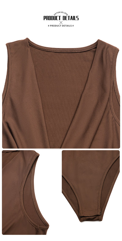 Body Halter Cuello Profundo en V - Diseño Elegante y Versátil - Image 21