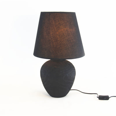 Lámpara de Mesa Artesanal de Madera | Diseño Sereno y Minimalista - Image 14